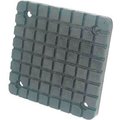 Integrated Supply Network The Main Resource Lift Pads For Bend Pack Square Bolt-On Molded Rubber Pad, 5-1/2" X 5-1/2" X 1" LP618